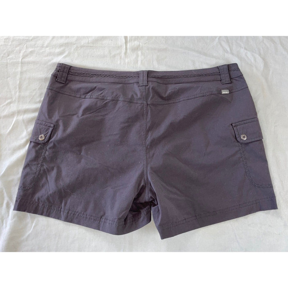 Eddie Bauer Lightweight Stretch Nylon Cargo Hiking Shorts. Black, Women's 14 EUC - Picture 4 of 5